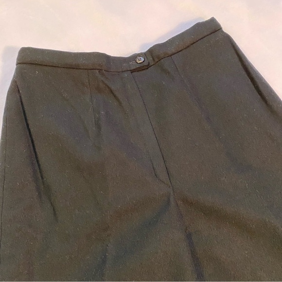 Vintage Pendleton Virgin Wool Trouser Pants High Rise Black Size 10 - Picture 2 of 10